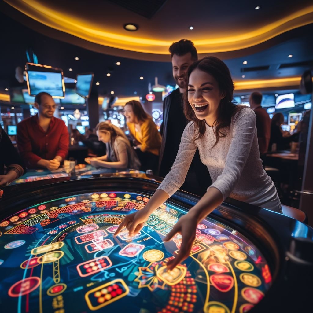 Tampilan layar permainan slot online dengan tema menarik dan warna cerah pada duniaslot
